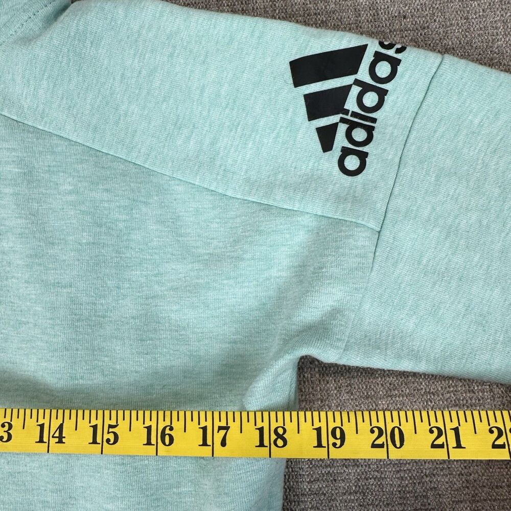 Women's Adidas ID Stadium Full Zip Hoodie in Mint Green XS EUC - Picture 9 of 9